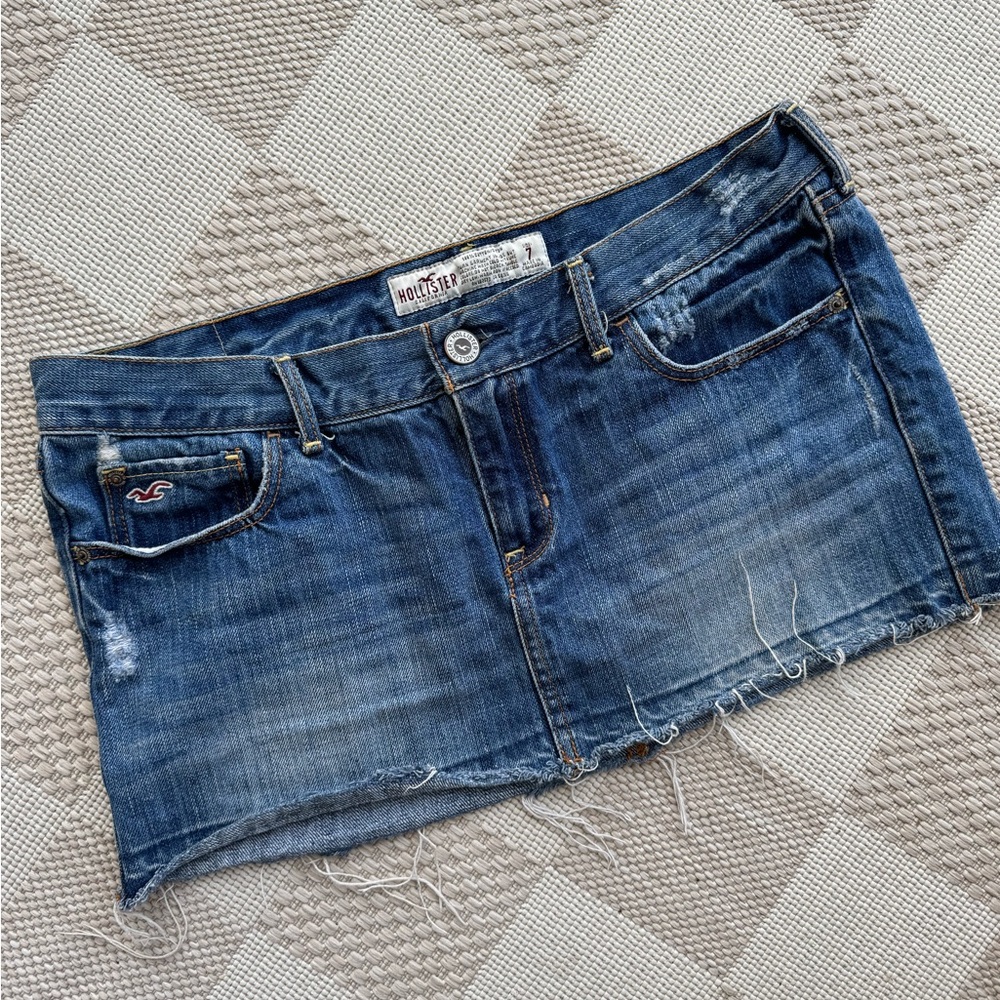Hollister Mini Denim Skirt